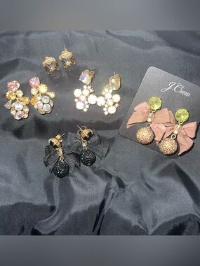 J. Crew Bundle of Statement Earrings